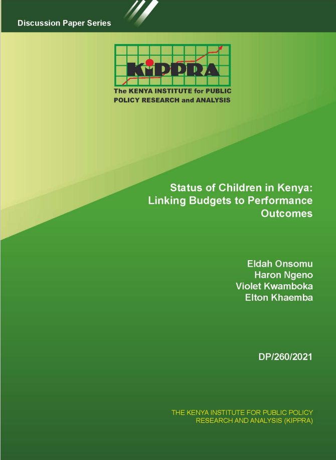 Status of Children in Kenya: Linking Budgets to Performance Outcomes