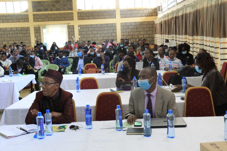 Delegates following proceedings at the KMPU event