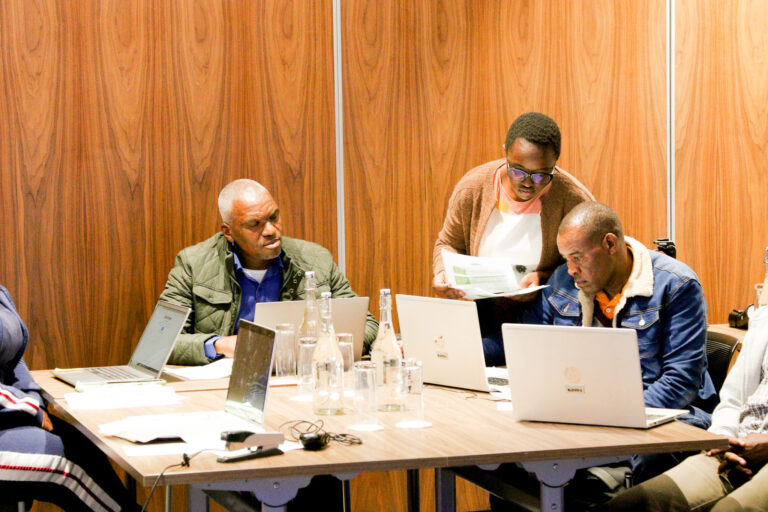 Deliberations and discussions by the participants during the workshop