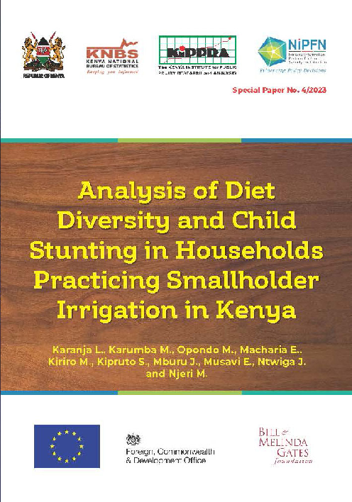 Analysis of Diet Diversity and Child Stunting in Households Practicing Smallholder Irrigation in Kenya - NIPFN SP4.pdf