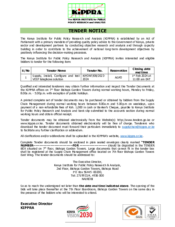 TENDER NOTICE FOR SUPPLY INSTALL CONFIGURE AND TEST VOIP TELEPHONE SOLUTION KP.ONT.08.2023-2024.pdf