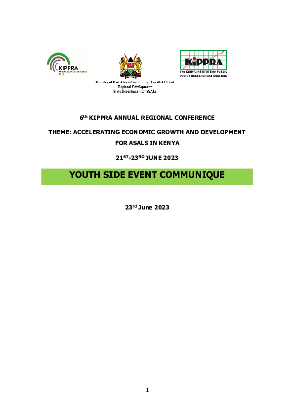 6TH KIPPRA ANNUAL REGIONAL CONFERENCE YOUTH SIDE EVENT COMMUNIQUE.pdf