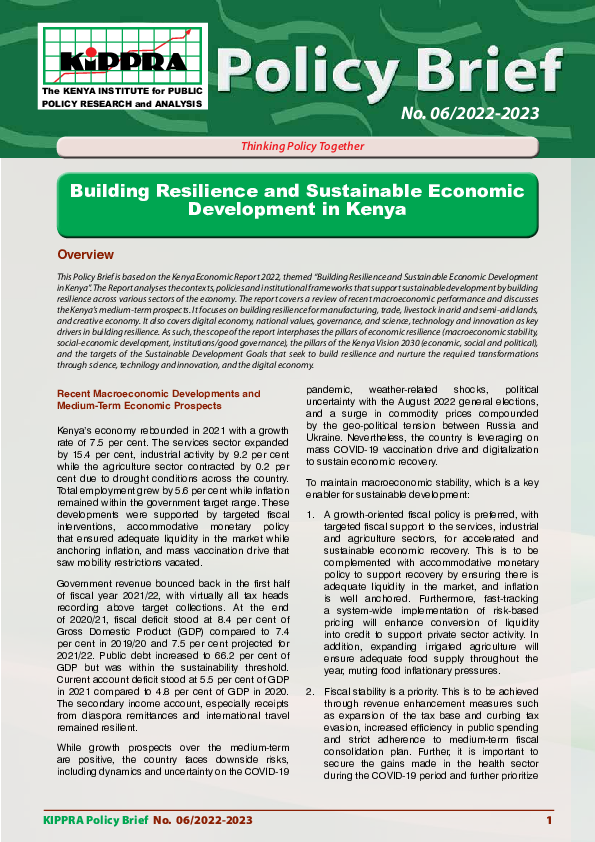Kenya Economic Report 2022 Policy Brief.pdf