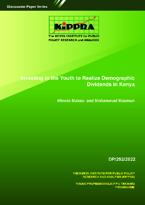 Investing in the Youth to Realize Demographic Dividends in Kenya - DP292.pdf