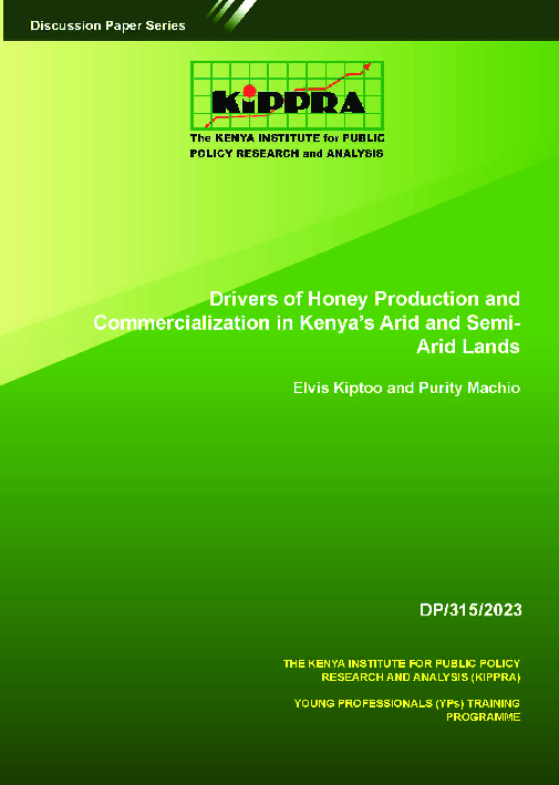 Drivers of Honey Production and Commercialization in Kenya