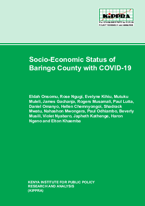 Socio-Economic Status of Baringo County with COVID-19.pdf