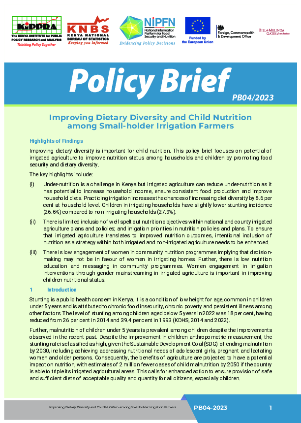 Improving Dietary Diversity and Child Nutrition among Small-holder Irrigation Farmers - NIPN PB04-2023.pdf