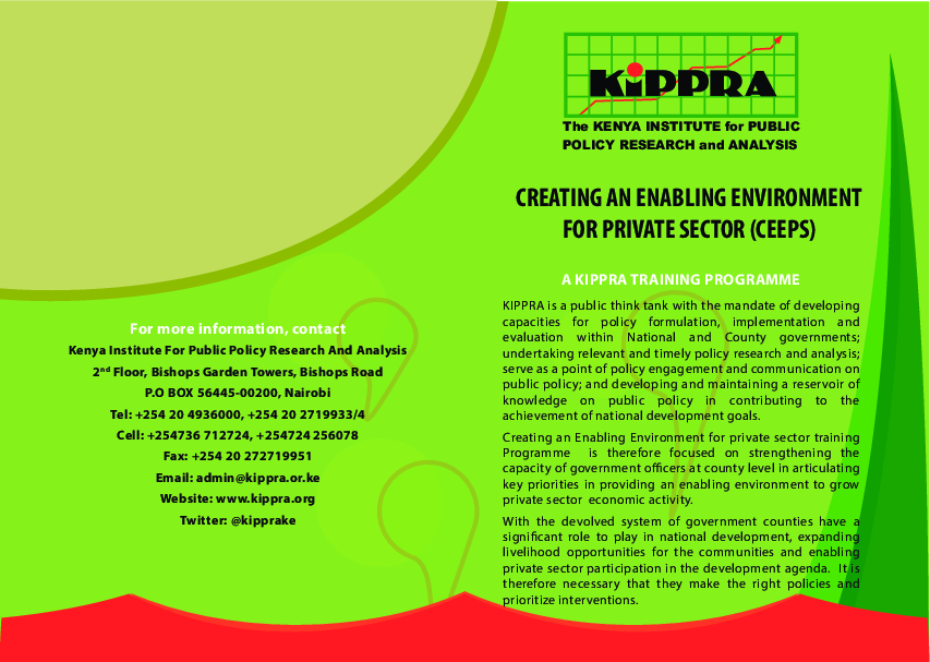 Creating an Enabling Environment for the Private Sector (CEEP).pdf
