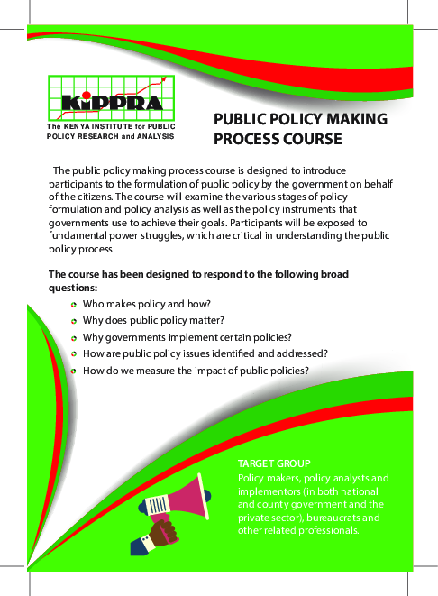 Public Policy Making Process (PPMP) Course.pdf