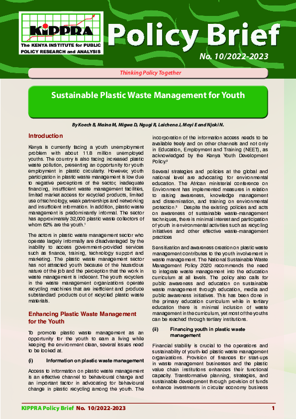 PB10-2022-23 - Sustainable Plastic Waste Management.pdf