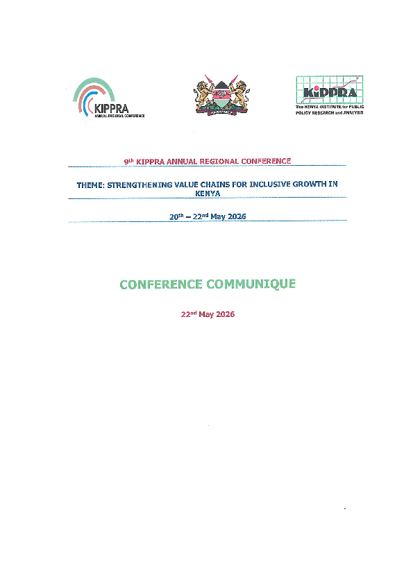 9th KIPPRA Annual Regional Conference Communique.pdf