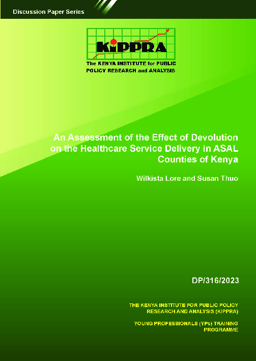 An Assessment of the Effect of Devolution on the Healthcare Service-DP316.pdf